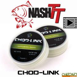 Monofilament Nash Chod-Link 20m  25lbs