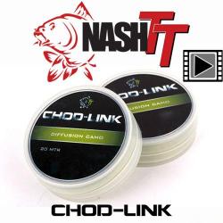 Monofilament Nash Chod-Link 20m  25lbs