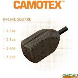 Plomb Fox In Line Square Grooved Camotex 42g