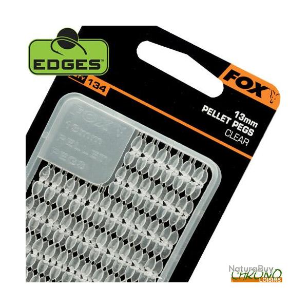 Stops Appts Fox Edges Pellets Pegs Clear 13mm (par 134)