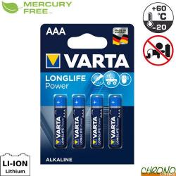 Pile Varta Longlife Power AAA LR03 1.5V (par 4)