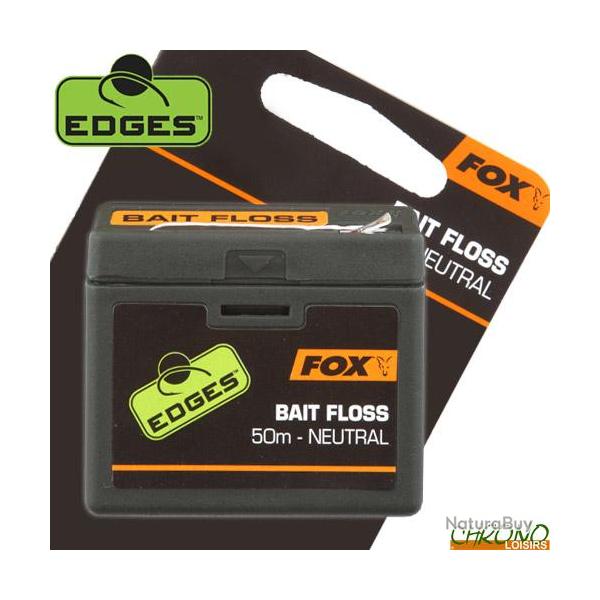 Fil Dentaire Fox Edges Bait Floss Neutre Distributeur 50m