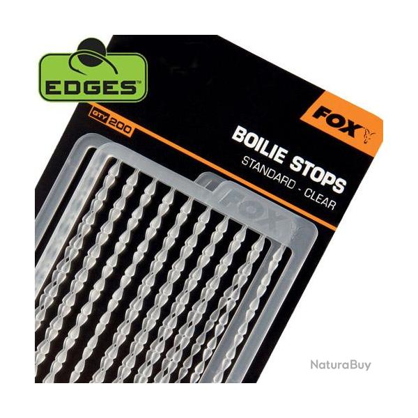 Stops Appts Fox Edges Boilie Stops Clear Standard (par 200)