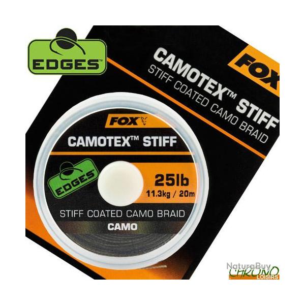 Tresse Fox Camotex Stiff Coated Camo 20m 35lbs