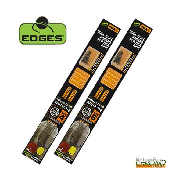 Bas de Ligne Fox Edges Wide Gape Beaked PVA (par 2) n 4