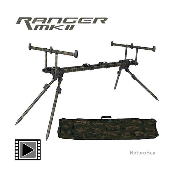 Rod Pod Fox Ranger MKII Camou 3 cannes