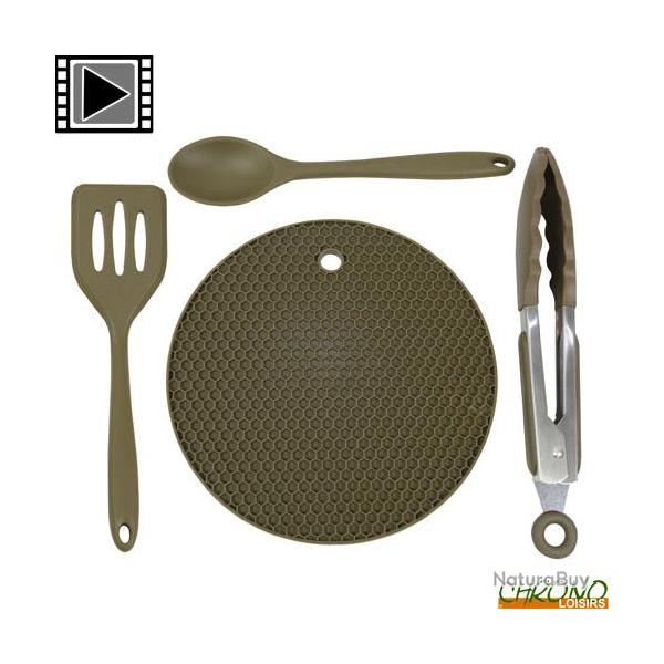 Ustensiles de cuisine Trakker Armolife Silicone (set de 4 pices)