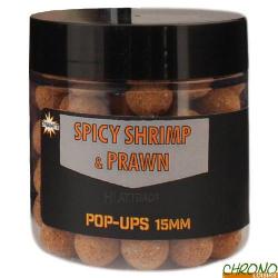 Pop Ups Dynamite Baits Spicy Shrimp & Prawn 15mm 100g