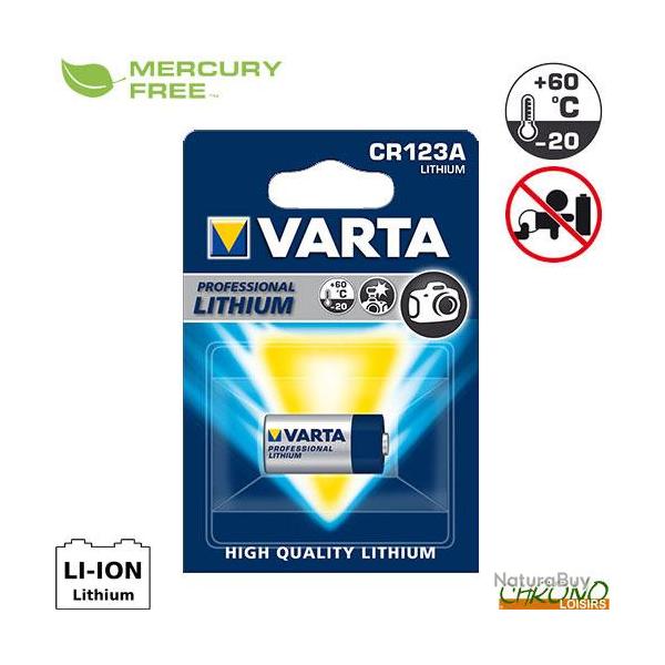 Pile Varta Professional Lithium CR123A 3V