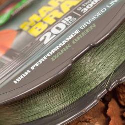 Tresse Korda Marker Braid Dark Green 0.16mm 300m