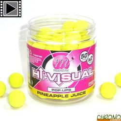 Pop Ups Mainline Fluo Hi Visual Pineapple Juice 15mm 250ml