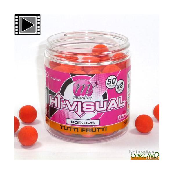 Pop Ups Mainline Fluo Hi Visual Tutti Frutti 15mm 250ml