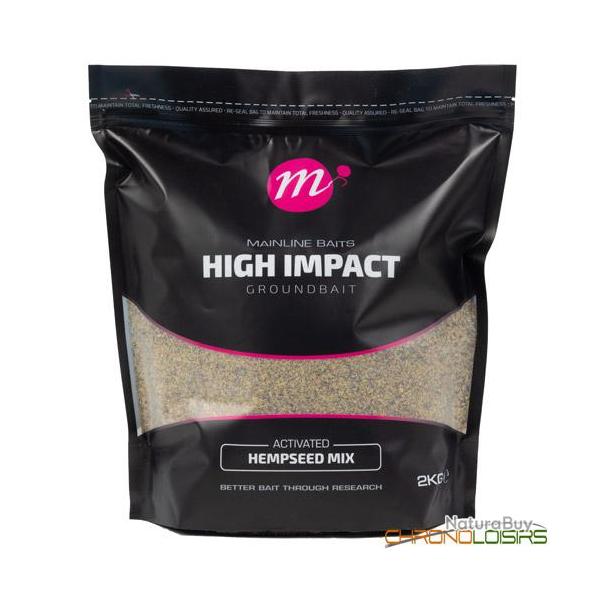 Method Mix Mainline Groundbait High Impact Hempseed Mix 2kg