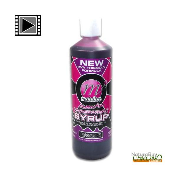 Attractant Mainline Syrup Particle & Pellet Bloodworm 500ml