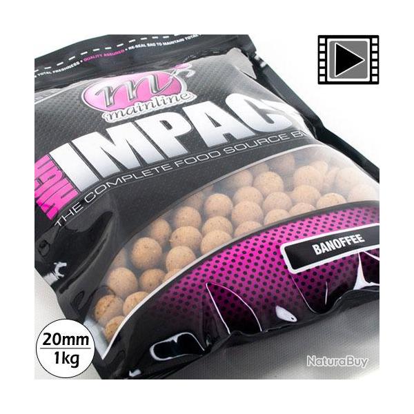Bouillettes Mainline High Impact Banoffee 20mm 1kg