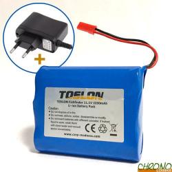 Batterie Interne Toslon 2200mAh 3S pour Echosondeur