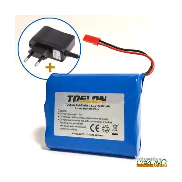 Batterie Interne Toslon 2200mAh 3S pour Echosondeur