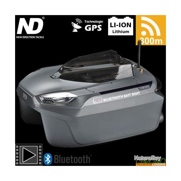 Bateau Amorceur New Direction Bluetooth Smart 1 GPS Autopilot