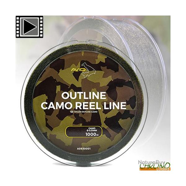 Nylon Avid Carp Outline Camo 1000m 0.31mm