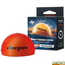 Couvercle Orange Fluo Deeper pour Pêche de Nuit