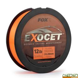 Nylon Fox Exocet Fluoro Orange 1000m 0.26mm 4.9kg