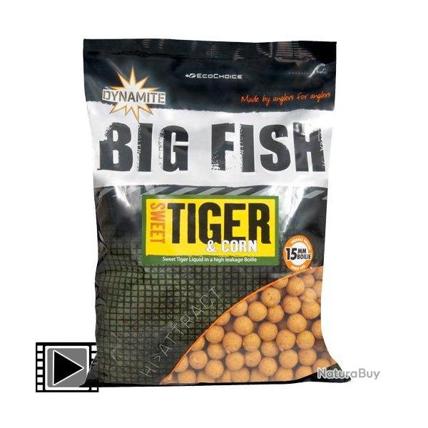 Bouillettes Dynamite Baits Sweet Tiger & Corn 15mm 1.8kg