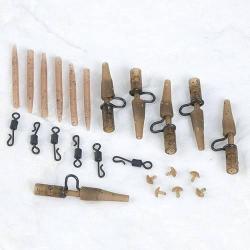 Clip Plomb Extra Carp Heavy Lead Clip Set Camou (par 6)