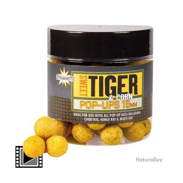 Pop Ups Dynamite Baits Sweet Tiger & Corn 15mm 100g