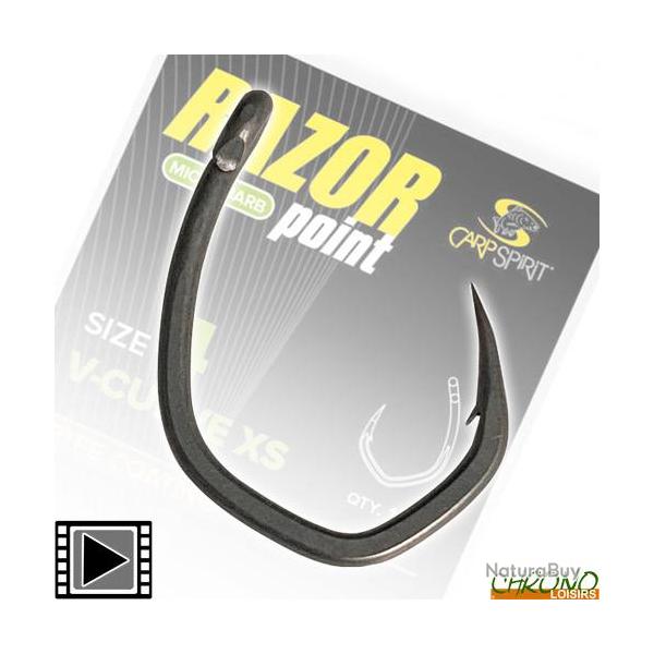 Hameçon Carp Spirit Razor V-Curve XS n° 2