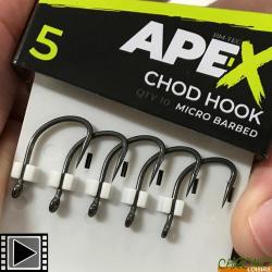 Hameçon RidgeMonkey Ape-X Chod (par 10) n° 6