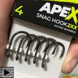 Hameçon RidgeMonkey Ape-X Snag Hook 2XX (par 10) n° 4