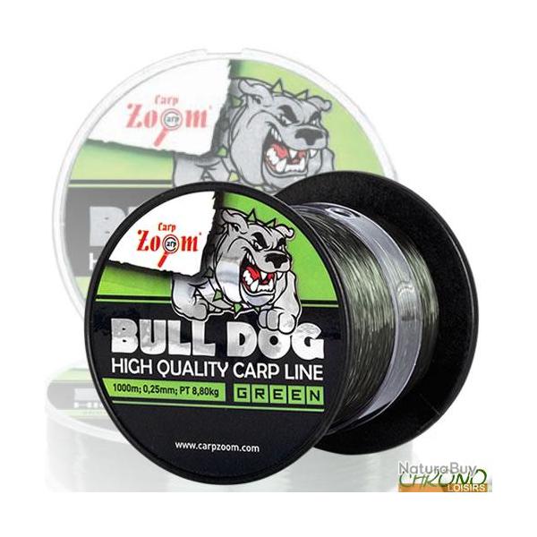 Nylon Carp Zoom Bull Dog Dark Green 0.35mm 1000m