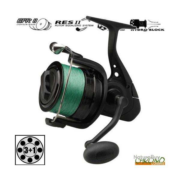 Moulinet Okuma Bomber Spod BBS-7000SB + Tresse