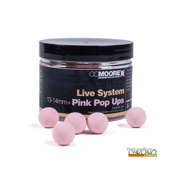 Pop Ups CC Moore Live System Pink 13/14mm (par 45)