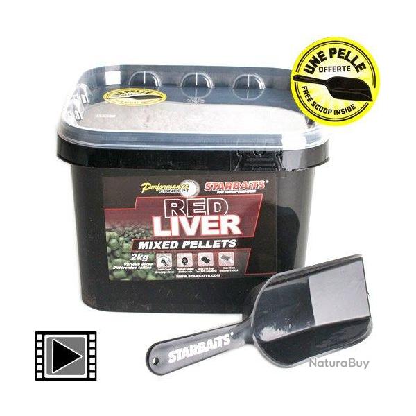 Pellets Starbaits Perf Concept Red Liver 2kg