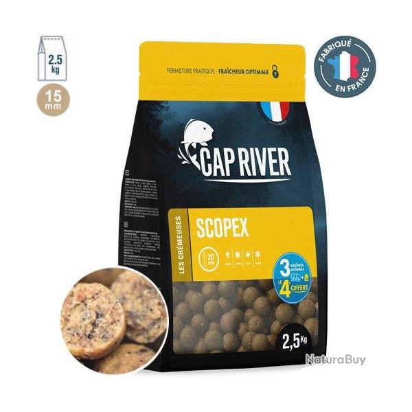 Bouillettes Cap River Scopex 15mm 2.5kg