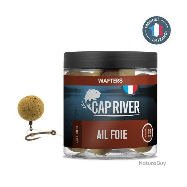 Bouillettes Equilibres Cap River Ail Foie 18mm 100g