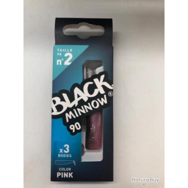 Leurres souples Fiiish black minnow 90 rose