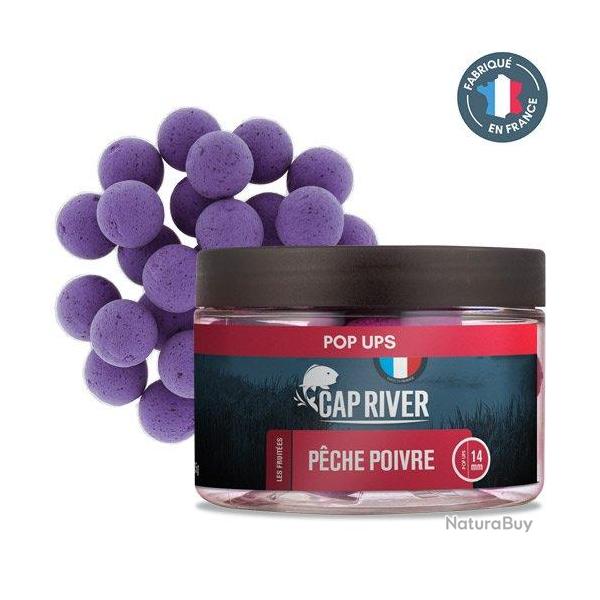 Pop Ups Cap River Peche Poivre 14mm 40g