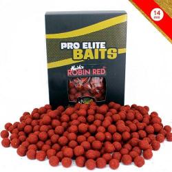 Bouillettes Pro Elite Baits Gold Robin Red 14mm 1kg