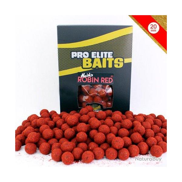 Bouillettes Pro Elite Baits Gold Robin Red 20mm 1kg