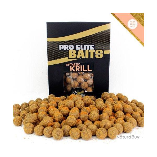 Bouillettes Pro Elite Baits Gold Antartic Krill 20mm 1kg