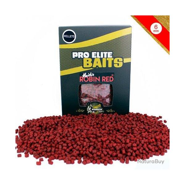 Pellets Pro Elite Baits Gold Robin Red 6mm 1kg