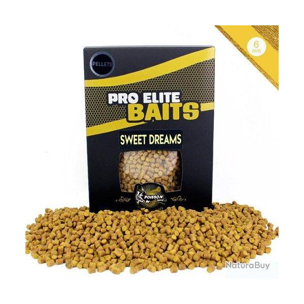 Pellets Pro Elite Baits Gold Sweet Dreams 6mm 1kg