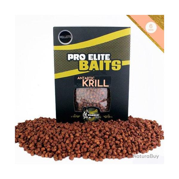 Pellets Pro Elite Baits Gold Antartic Krill 6mm 1kg