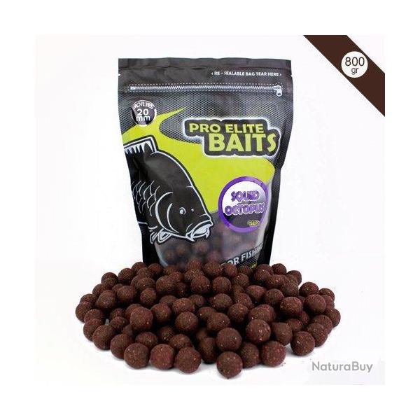 Bouillettes Pro Elite Baits Squid & Octopus 20mm 800g