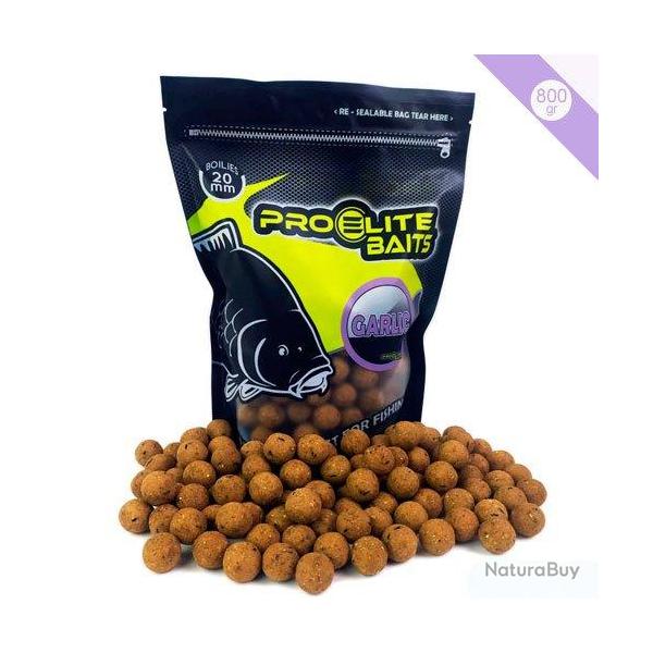 Bouillettes Pro Elite Baits Garlic 20mm 800g