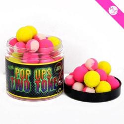 Pop Ups Pro Elite Baits Fluoro Two Tone Banana & Strawberry 14/20mm 200ml