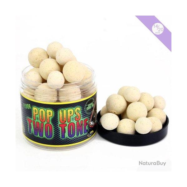 Pop Ups Pro Elite Baits Fluoro Two Tone Garlic 14/20mm 200ml