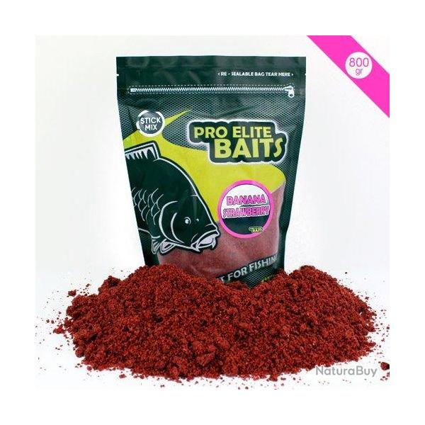 Stick Mix Pro Elite Baits Banana & Strawberry 800g